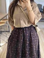 دامن ایتالیایی گل ریز - Image 2